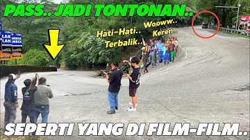 SEPERTI YANG DI FILM-FILM !!! Aksi Luar Biasa Sopir Truk Asal Jepang Saat Menanjak Di Sitinjau Lauik