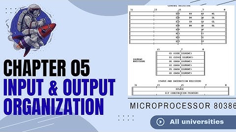 Input & output organization of 80386 microprocessor@Crafters.think_hatch