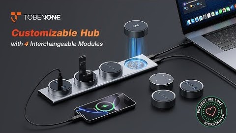 This TobenONE Ultra-Slim Magnetic Hub with Modular Design Will Blow Your Mind