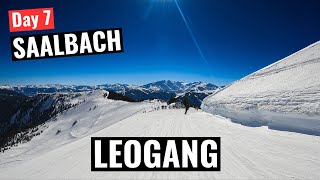 Saalbach day 7 - Skiing Leogang one last time