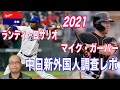 【中日ドラゴンズ】新外国人調査レポート2021 マイク・ガーバー外野手/ランディ・ロサリオ投手
