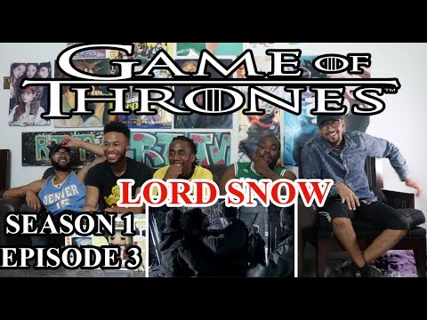 Game of Thrones   Season 1 Episode 3 Reaction/Review "Lord Snow"