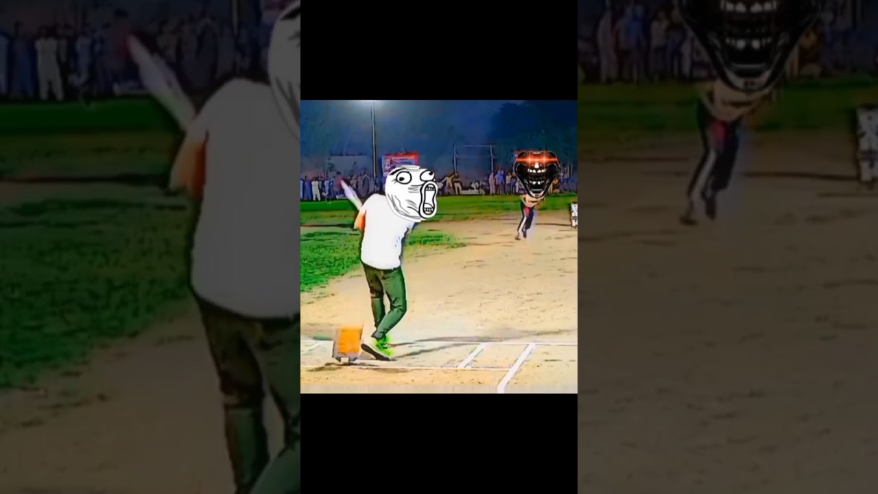 BOWLER ROCK 🗿 BATSMAN SOCK 😱😱  TAPE BALL CRICKET 