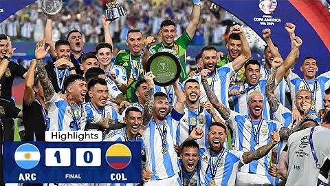 ARGENTINA 1-0 COLOMBIA Final | HIGHLIGHTS | CONMEBOL COPA AMÉRICA USA 2024™ | HD+