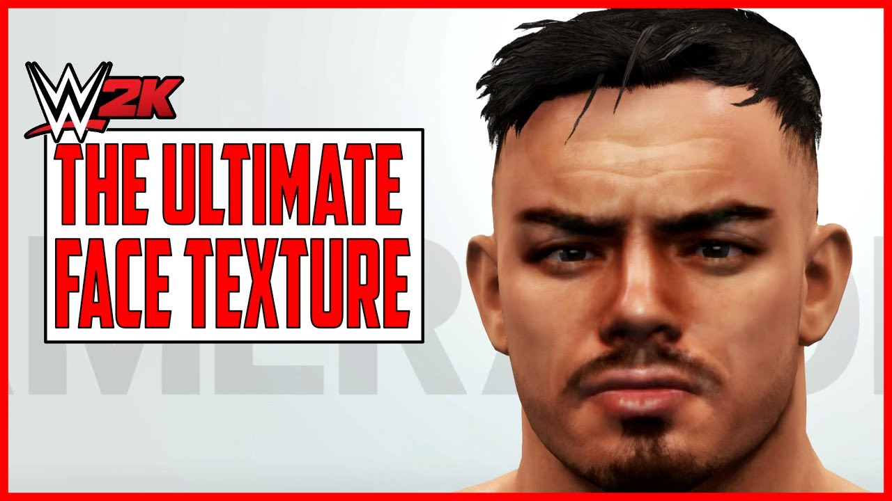 WWE2K The Ultimate Face Texture Tutorial YouTube