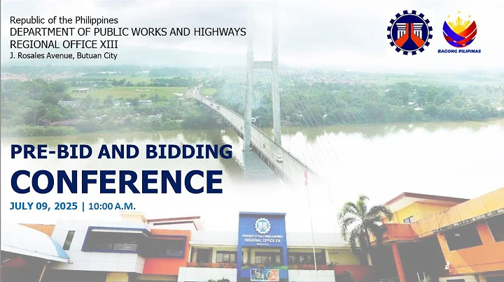 DPWH Regional Office XIII Bidding and Pre-Bid Conference - July 09, 2025