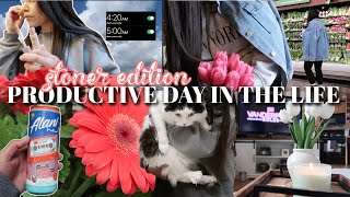 DAY IN THE LIFE OF A PRODUCTIVE STONER | Early Mornings, Getting Things Done + How I Find Balance screenshot 5