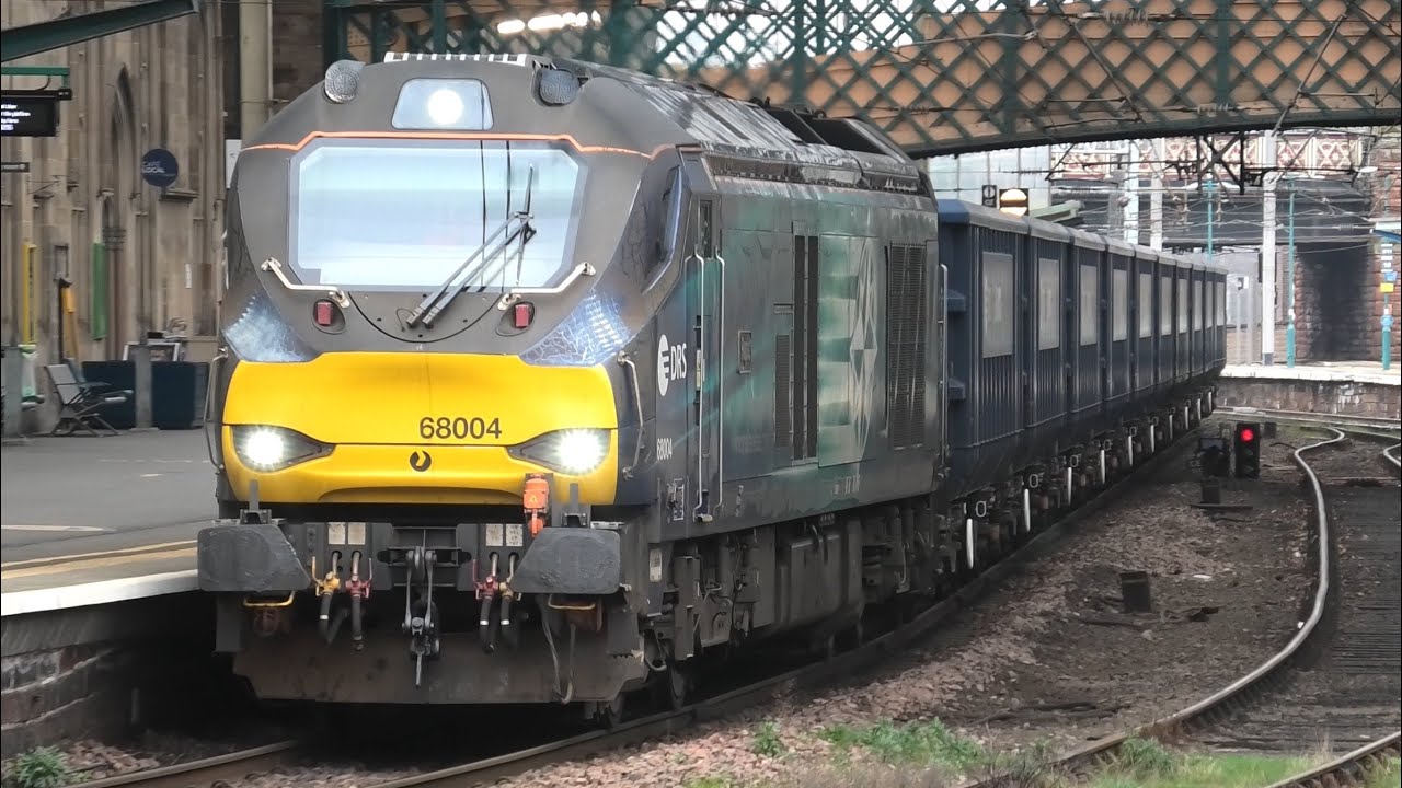 Fantastic Freight Trains At Carlisle Lancaster Warrington Stafford Wigan North Western 26/27 January