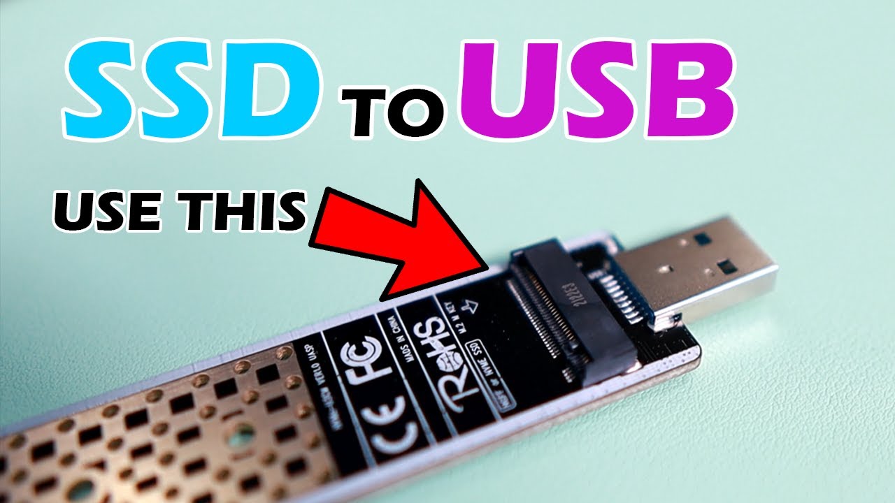 NVMe to USB adapter - YouTube