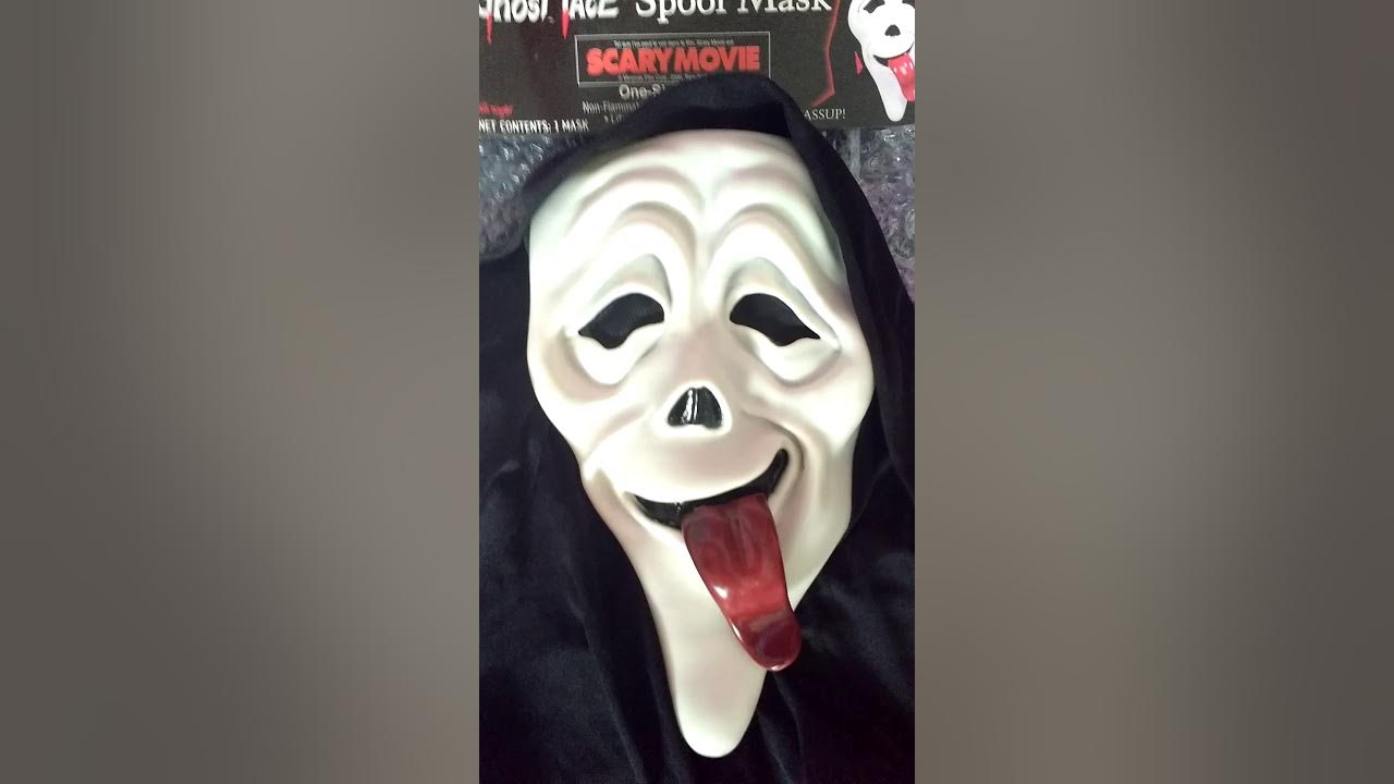 Scary Movie Ghost Face wazzup mask review. YouTube