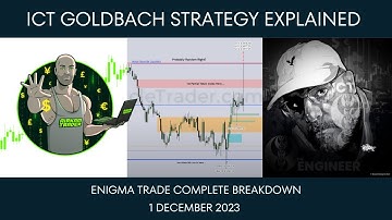 ICT Enigma Goldbach Strategy Explained (1 Dec 2023 Trade Breakdown)