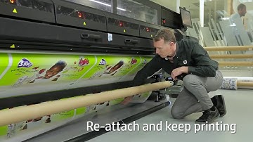 HP Latex 1500 Printer  Roll to Free Fall Kit