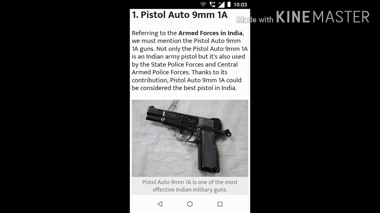 Top 10 popular guns of Indian army🔫🔫 YouTube