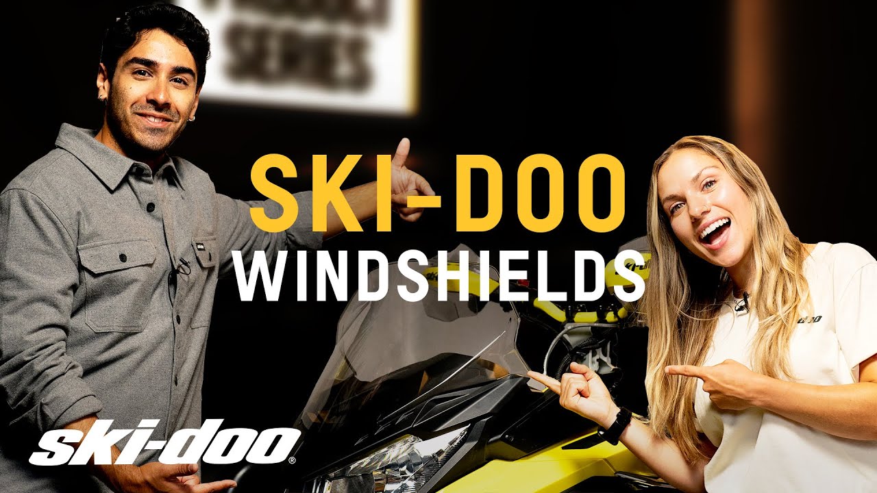 ウーシー Ski-Doo Low Windshield with support 860201448 - Snowmobile