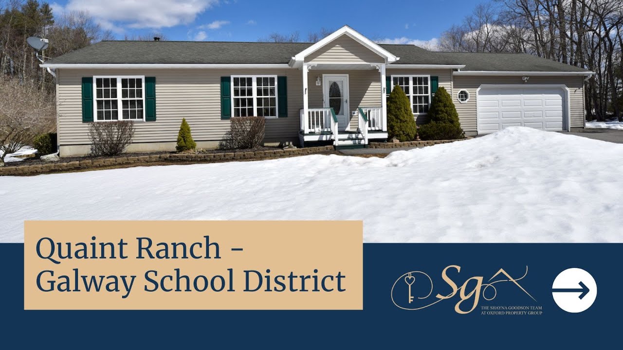 Quaint Ranch Quaint Ranch In Galway School District - YouTube