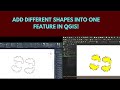 How to Merge Multiple Polygons (Shapes) into One Feature in QGIS.