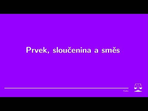 Video: Je kyslík sloučeninou nebo směsí prvků?