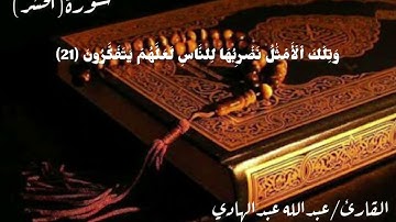سورة الحشر |~القارئ عبدالله عبدالهادي