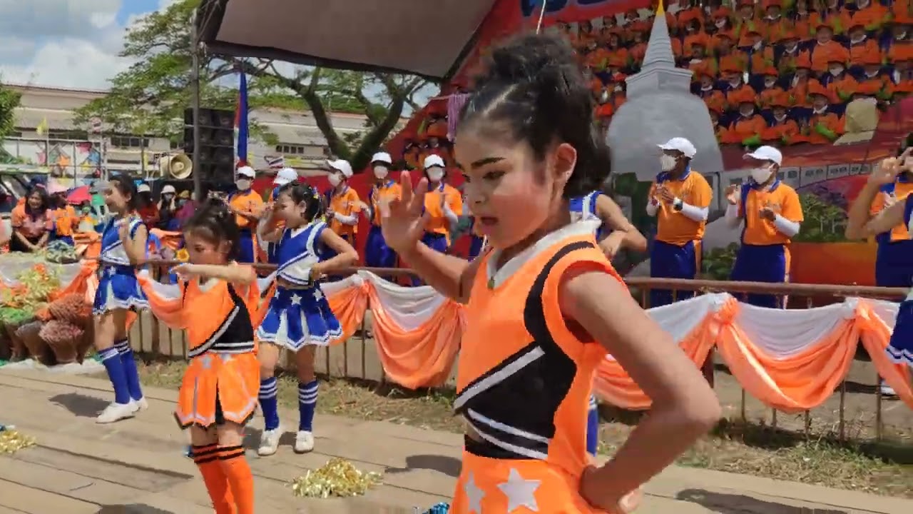 [4K] กองเชียร์กีฬาอำเภอชะอวด ดอกจูดเกมส์ ประจำปี 2565 [22 กรกฎาคม 2565]