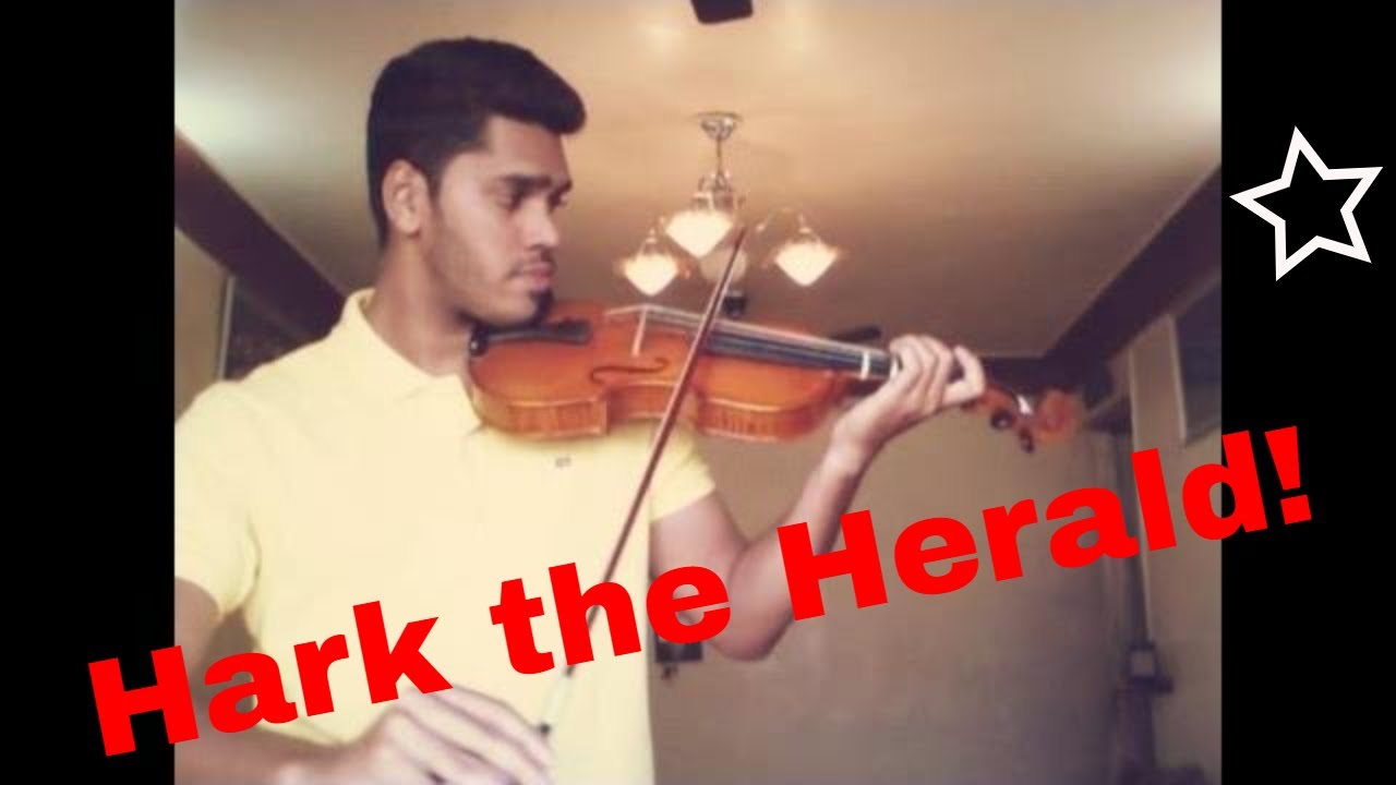 "Hark the Herald Angels Sing!" Christmas Song on ViolinCybin George