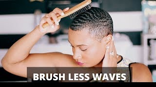 How To Get Waves WITHOUT Tons Of Brushing!