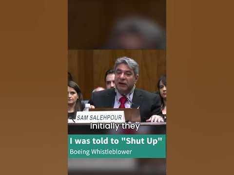 Boeing Whistleblower Testimony: Shocking Secrets Revealed - YouTube