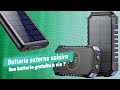 BATTERIE EXTERNE SOLAIRE (NOUVEAUTÉS) - Comparatif &amp; Guide d'achat 2024! [TOP 3]
