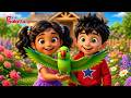 Lied vom Hübschen Grünen Papagei - Pretty Green Parrot Song | Nursery Rhymes for Kids | Galatta Kids