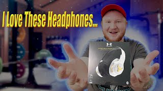 These Headphones Will Get You Jacked! Under Armour Project Rock Headphones White/Gold 2021 - Review