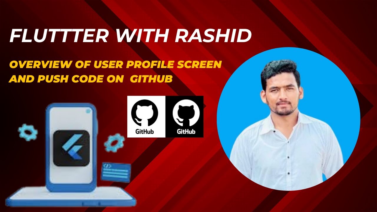 Overview of screen in Flutter and push code on GitHub. - YouTube