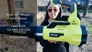 Comparing 6 Different Ryobi 40v Blowers &amp; 40v Leaf Vacuum !! (Can u guess which is the Winner ??)