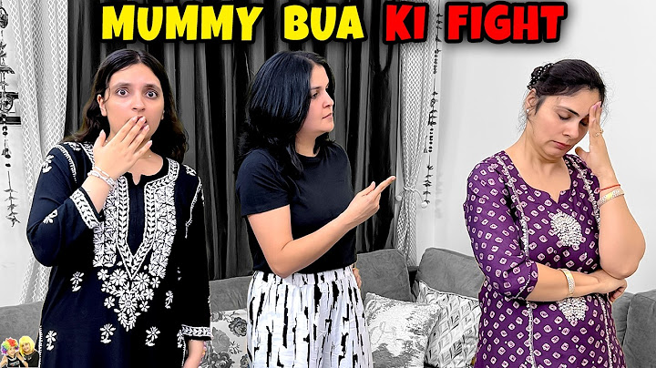MUMMY BUA KI FIGHT | Secret Camera | Aayu and Pihu Show