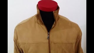 sewing blouson jacket finish