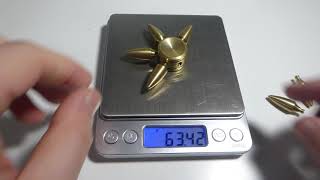 6 Pointed Peg Fidget Spinner Weight Measurements (RESULTS IN DESCRIPTION)