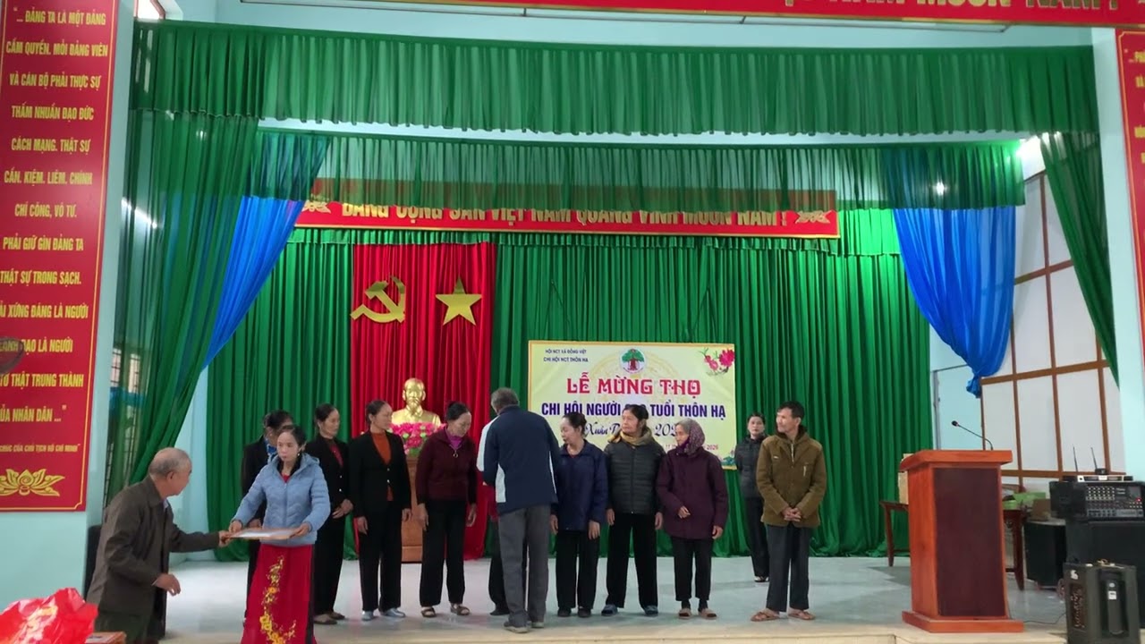 PHẦN TRAO QUÀ-LỄ MỪNG THỌ CÁC CỤ THÔN HẠ (Ngày 11/02/2026)
