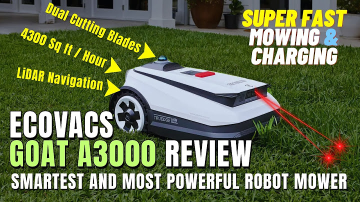Ecovacs Goat A3000 Robotics Lawn Mower Review