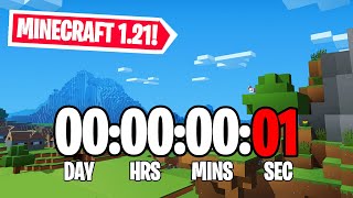 MINECRAFT 1.21 RELEASE COUNTDOWN LIVE 🔴 24/7 - How Long Till Minecraft 1.21!?