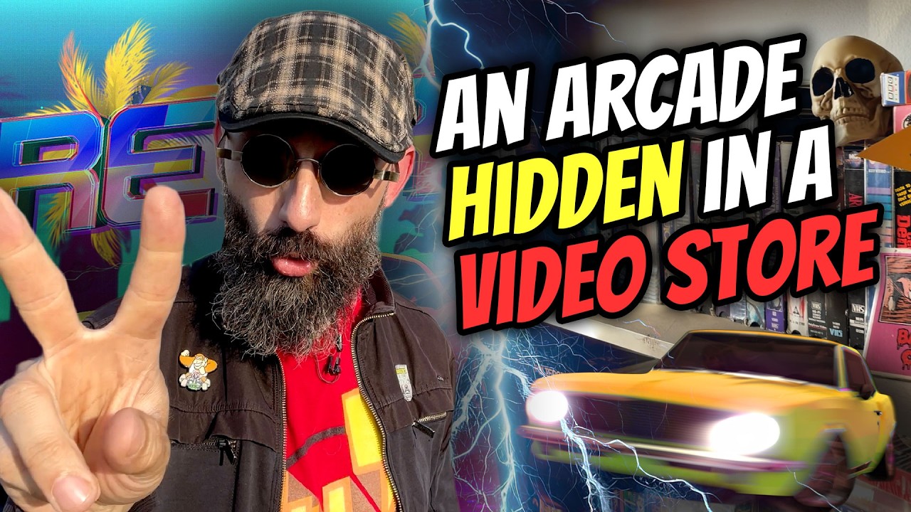 I Found a Secret Retro Arcade Behind a Video Rental!