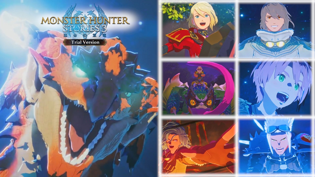 主人公バトルメンバーの絆技＆ダブル絆技  - モンスターハンターストーリーズ3 運命の双竜 PS5Pro