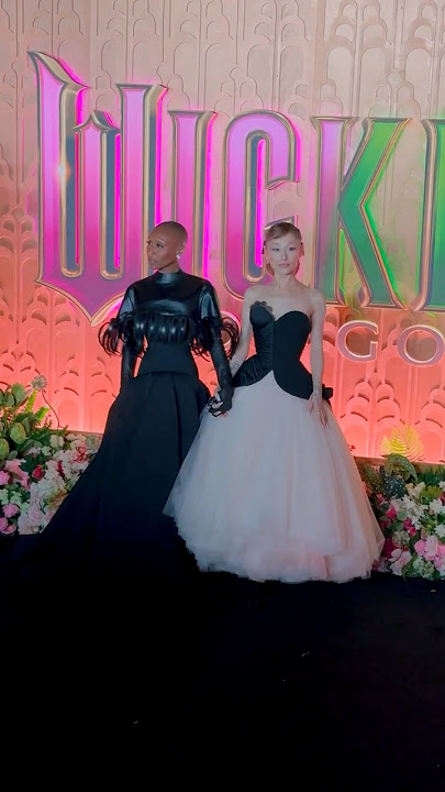 Cynthia Erivo & Ariana Grande defy gravity at the New York premiere of Wicked: For Good 💚🩷