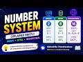 Number System for Practical Exam