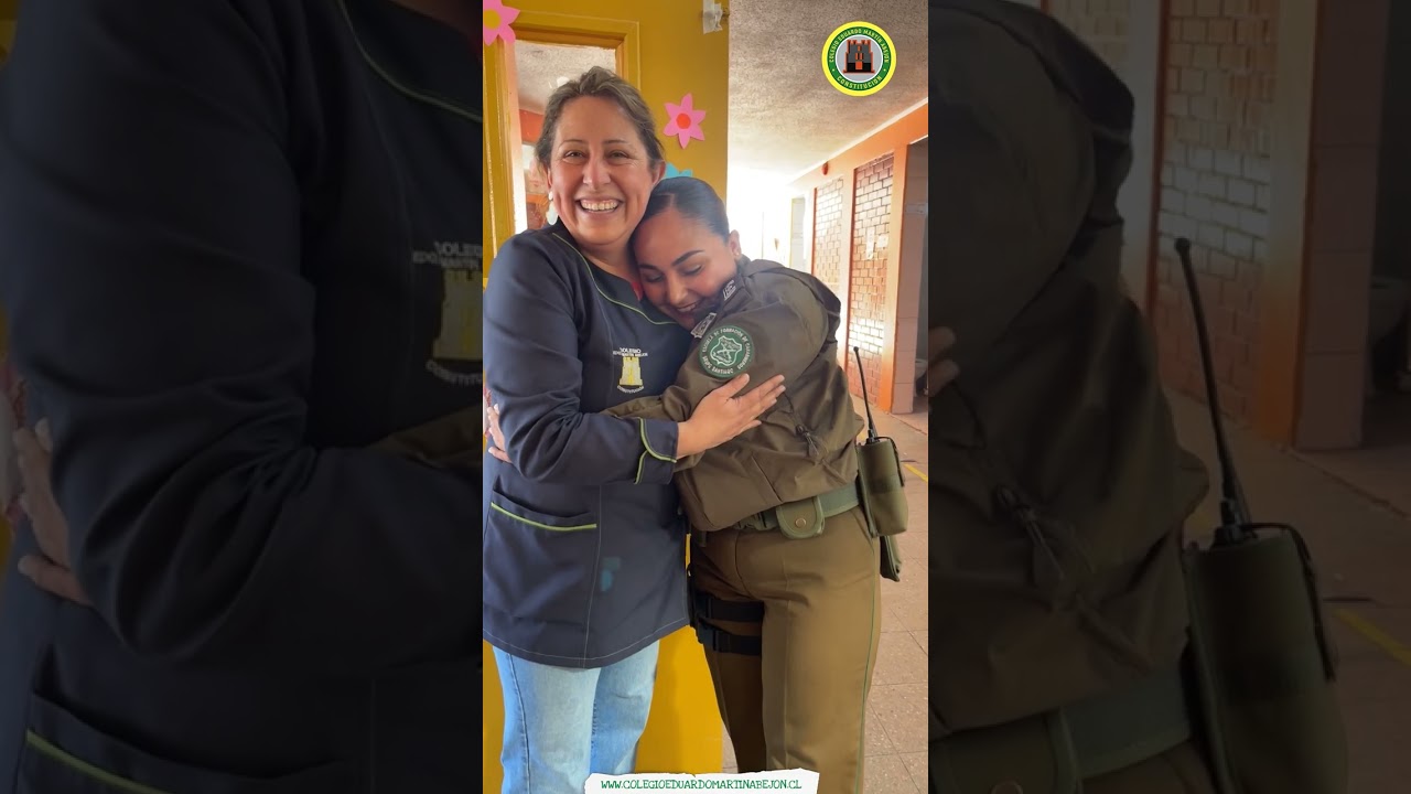 ¡EX ESTUDIANTE DE CEMA REALIZÓ VISITA AL COLEGIO COMO PARTE DE CARABINEROS DE CHILE!