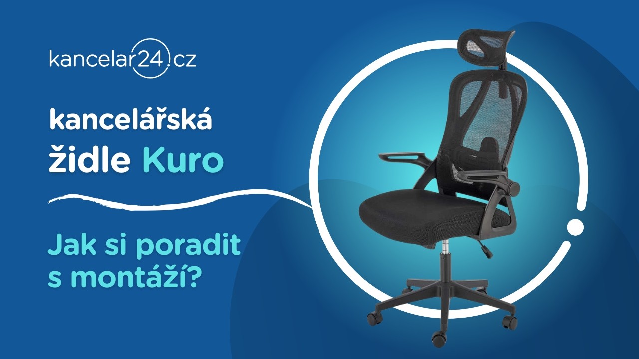 kancelar24.cz | Kancelářská židle Kuro: Jak si poradit s montáží?