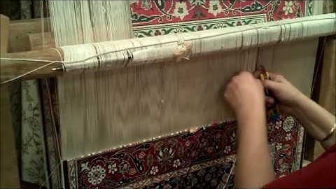Rug Making on a Loom