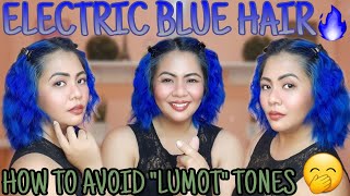 Electric Blue Hair | How To Avoid Green Tones | No More Lumot Color | Humiere Tenerife