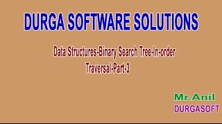 Data Structures Binary Search Tree In-order Traversal Part 3