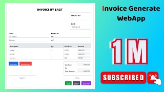 How To Create a Invoice Generate in Google Appscript !!!