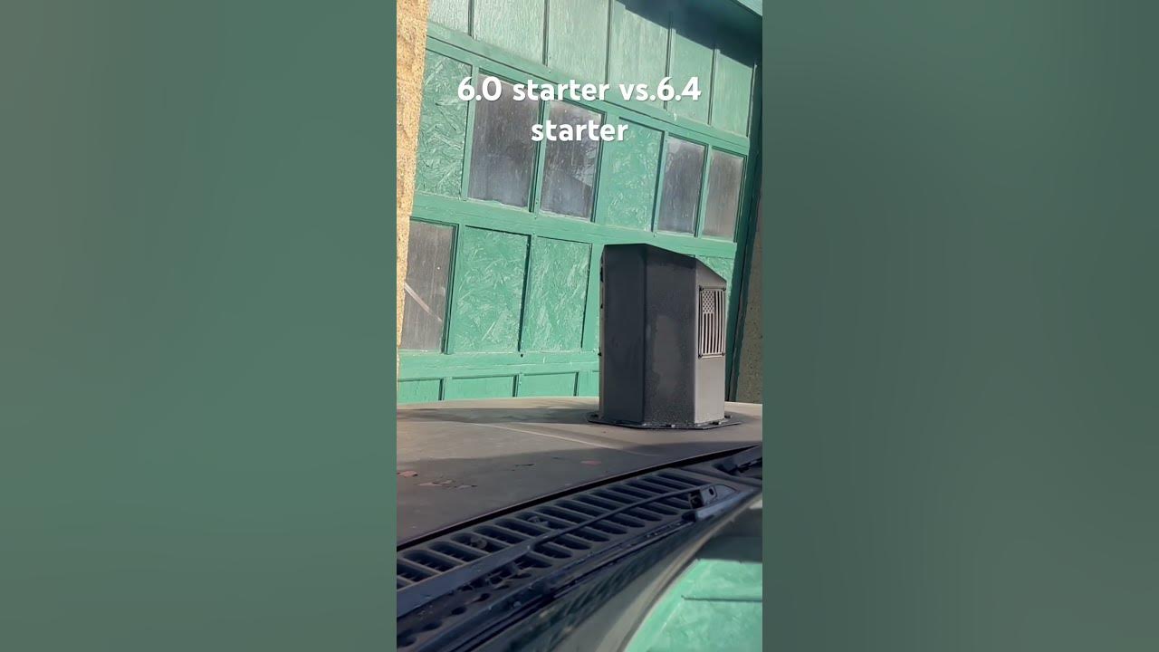6 0 vs 6 4 powerstroke starter hoodstacked 6 0 diesel hoodstack