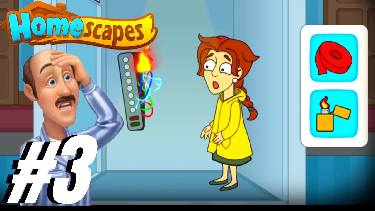 Austins Bad Dream #3 - Homescapes Elevator mini games