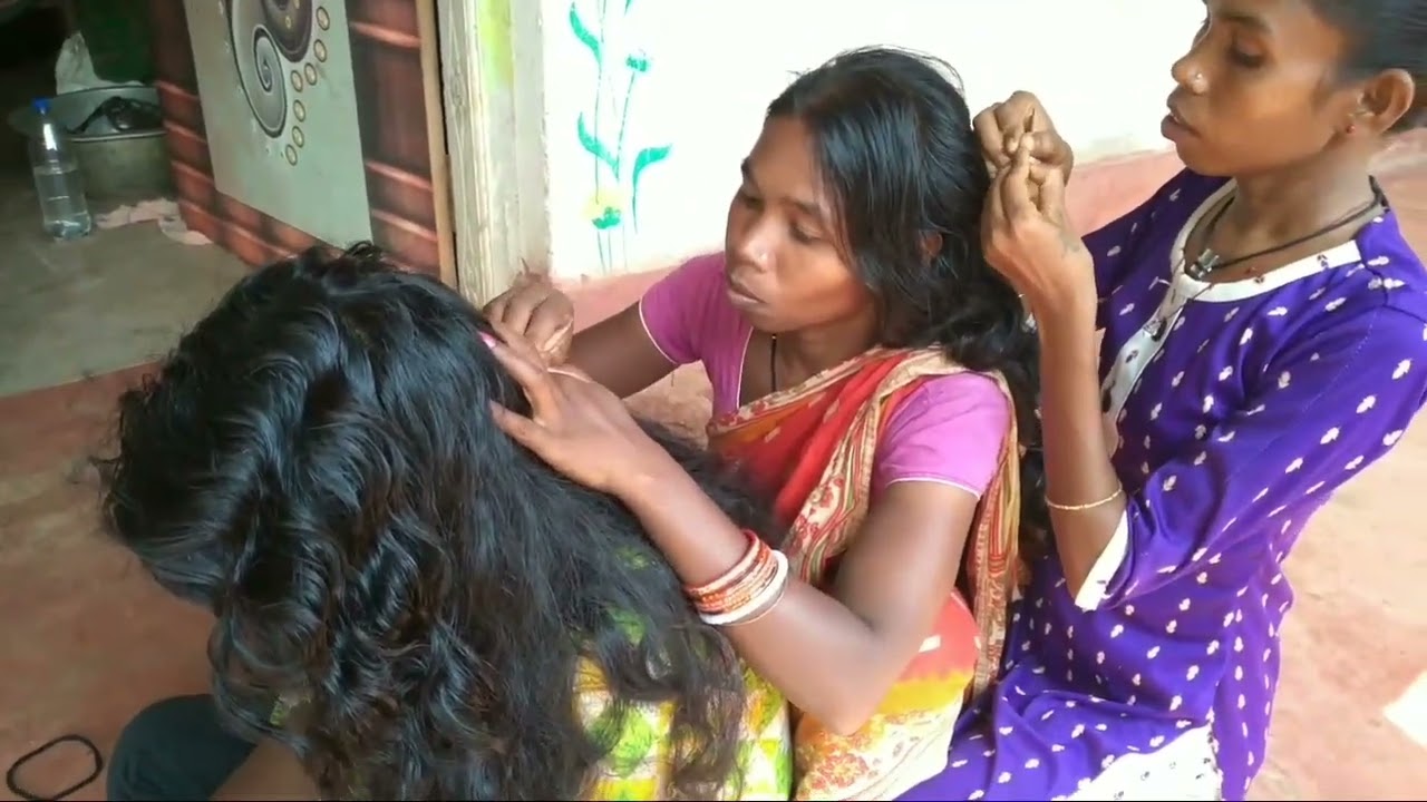 ASMR Nitpicking video / Licepicking by villages